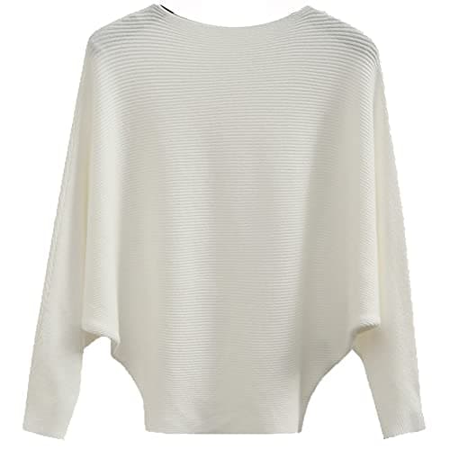 Women's Boat Neck Oversized Sweaters