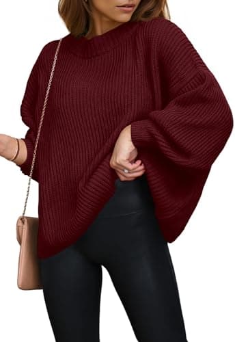 PRETTYGARDEN Women's Oversized Knitted Sweater for Fall 2024