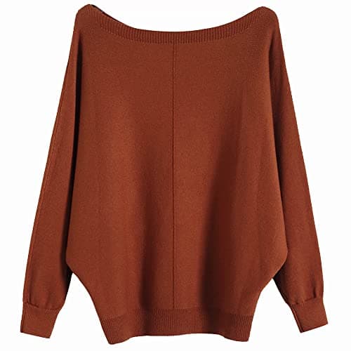 Women's Boat Neck Oversized Sweaters