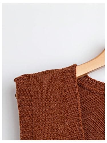 OYOANGLE Plus Size V-Neck High-Low Hem Knit Tank Top