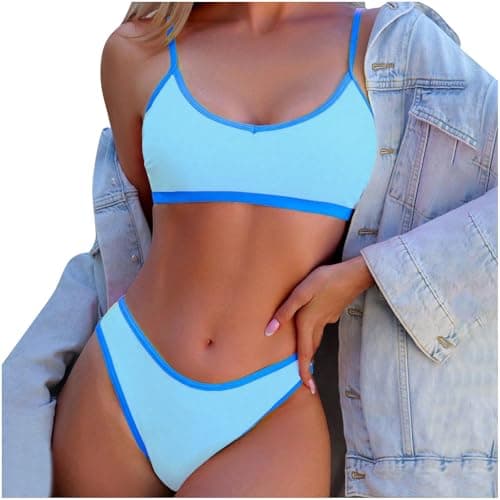 Cethrio High-Waisted Tummy Control Swimwear for Plus Size Women