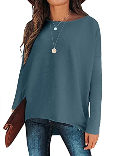 Caracilia Women's Oversized Fall Batwing Knit Sweater