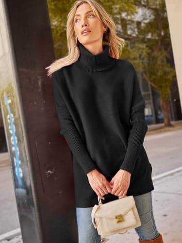Women's Oversized Turtleneck Sweater