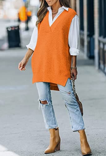 Women's Oversized Sweater Vest