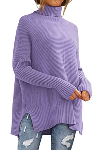 Women's Oversized Turtleneck Sweater