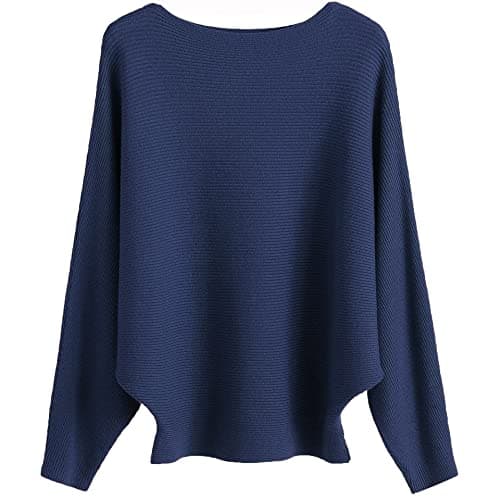 Women's Boat Neck Oversized Sweaters