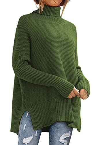 Women's Oversized Turtleneck Sweater