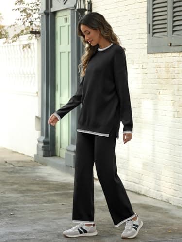 LILLUSORY Women's Matching Knit Lounge Sets