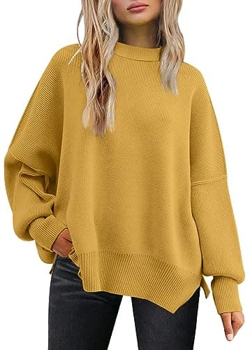 Women's Oversized Batwing Sweaters for Fall 2024