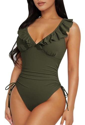 Viottiset Women's Tummy Control One Piece Swimsuit