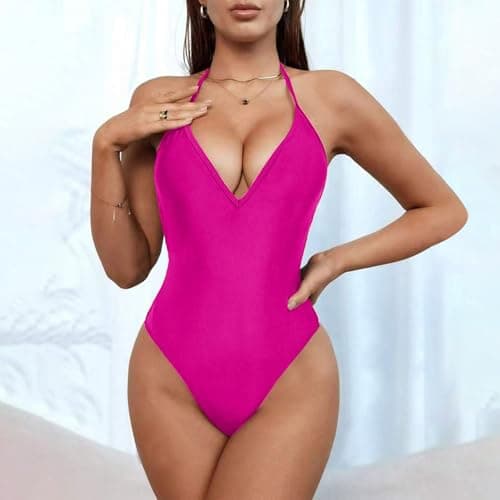 Women's Sexy Racerback Bathing Suit Slimming Swimsuit