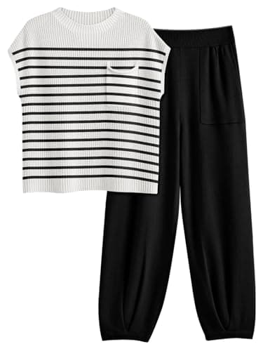 Trendy LILLUSORY 2 Piece Knit Sets for Women