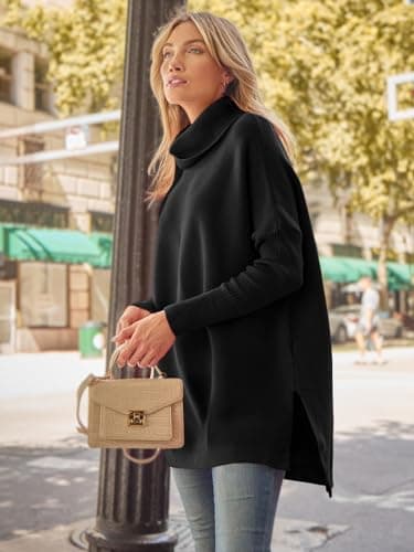 Women's Oversized Turtleneck Sweater