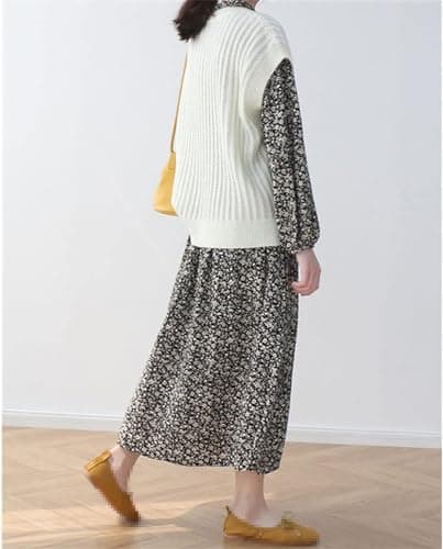 Women's Thick Oversize V-Neck Sleeveless High Street Pullover Vest