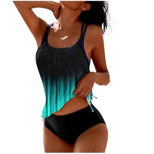 Full-Coverage Women's Tankini Bathing Suits Swimwear