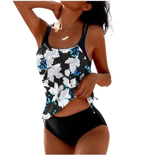 Full-Coverage Women's Tankini Bathing Suits Swimwear