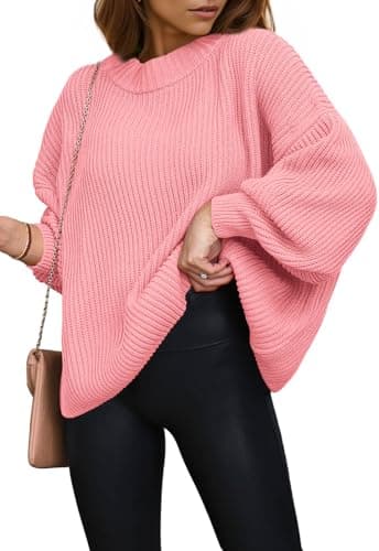 PRETTYGARDEN Women's Oversized Knitted Sweater for Fall 2024