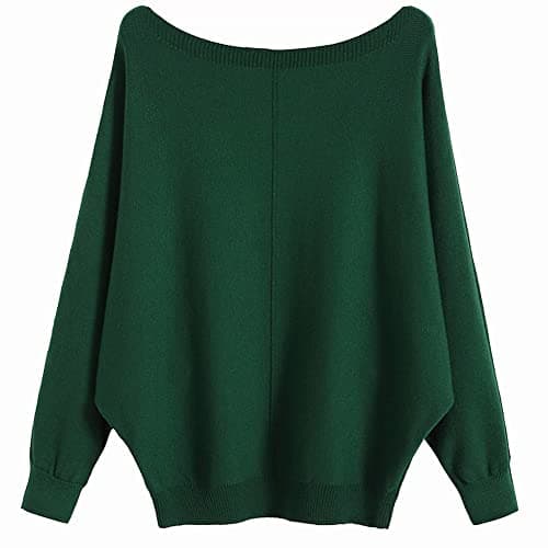 Women's Boat Neck Oversized Sweaters