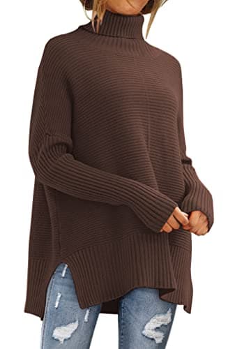 Women's Oversized Turtleneck Sweater