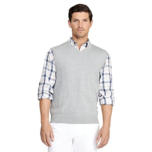 IZOD Men's Big and Tall Premium V-Neck Sweater Vest