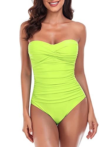 RELLECIGA Women's Strapless Swimsuit