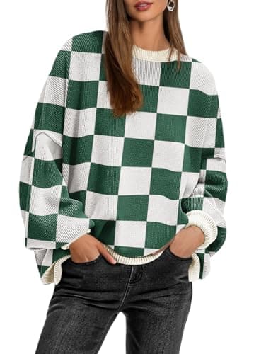 Lepunuo Women's Oversized Batwing Long-Sleeve Knit Sweater