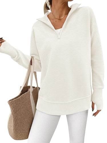 PPRETTYGARDEN Women's Long Sleeve V-Neck Knit Sweater