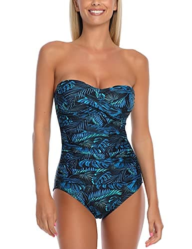 RELLECIGA Women's Strapless Swimsuit