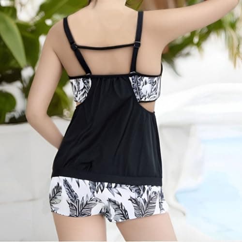 Cethrio Control Tankini Swimsuit for Women