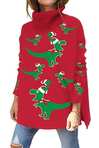 Women's Oversized Turtleneck Sweater