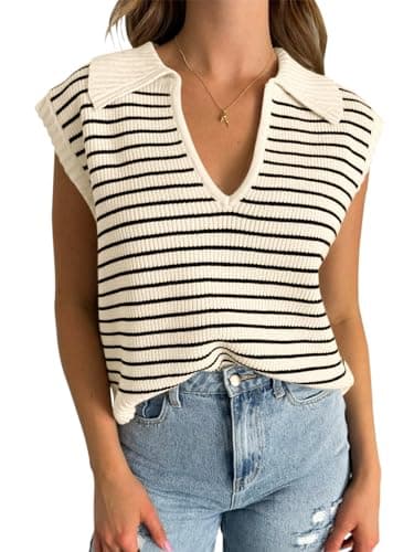 Yousify 2025 Women's V-Neck Summer SweaterVEST S-2XL