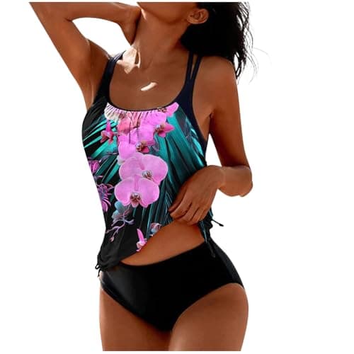 Full-Coverage Women's Tankini Bathing Suits Swimwear