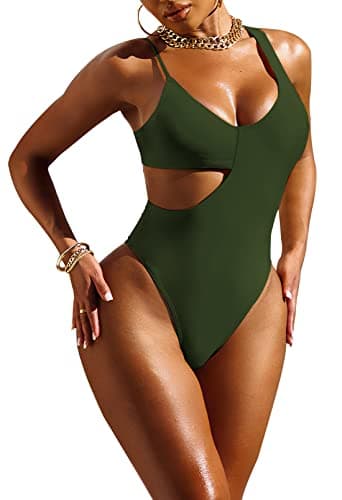 Women's One-Piece Cutout Swimsuit