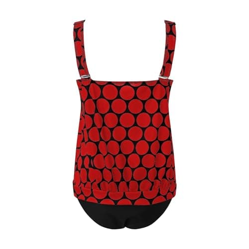 Modest Black Bottom Tankini Swimsuits for Women