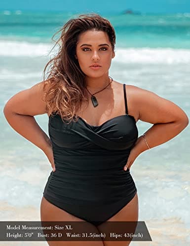 RELLECIGA Women's Strapless Swimsuit