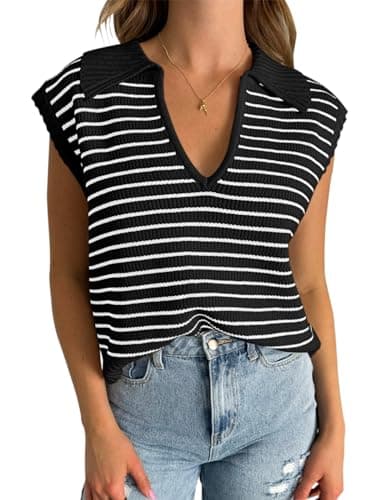 Yousify 2025 Women's V-Neck Summer SweaterVEST S-2XL