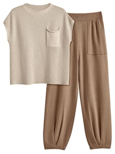 Trendy LILLUSORY 2 Piece Knit Sets for Women