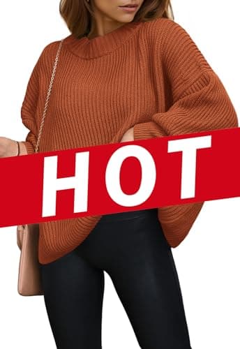 PRETTYGARDEN Women's Oversized Knitted Sweater for Fall 2024