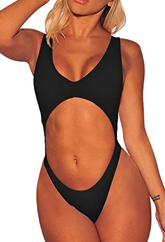 Women's High Cut One Piece Swimsuit