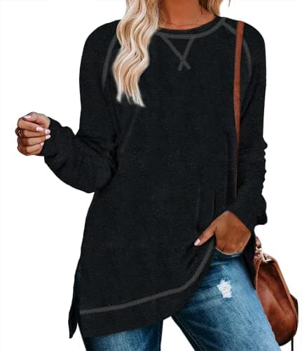 Aokosor Women's Long Sleeve Tunic Tops for Leggings