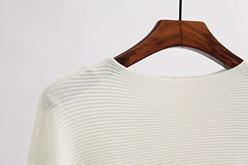GABERLY Women's Boat Neck Batwing Dolman Knit Sweaters & Pullovers
