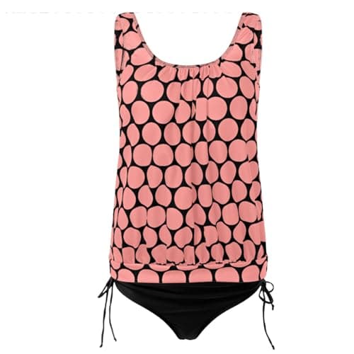 YNCSZEC Women's Tummy Control Tankini Bathing Suit Full Coverage