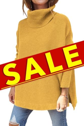 Women's Oversized Turtleneck Sweater