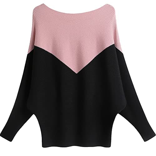 Women's Boat Neck Oversized Sweaters