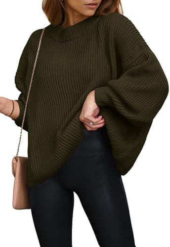 PRETTYGARDEN Women's Oversized Knitted Sweater for Fall 2024