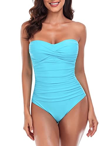 RELLECIGA Women's Strapless Swimsuit
