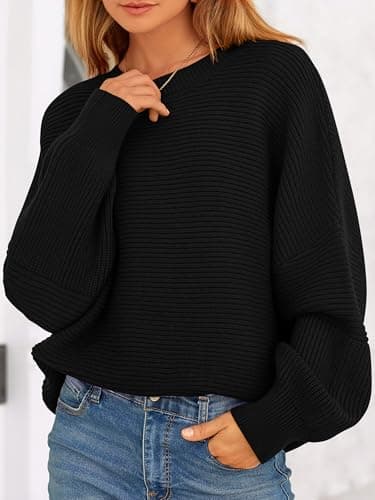 PRETTYGARDEN Women's Long Lantern Sleeve Oversized Sweater
