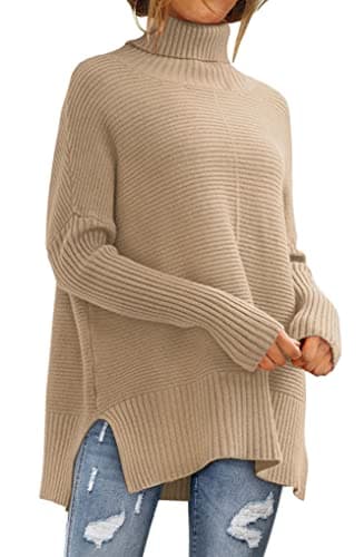 Women's Oversized Turtleneck Sweater