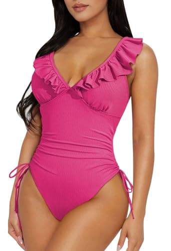 Viottiset Women's Tummy Control One Piece Swimsuit