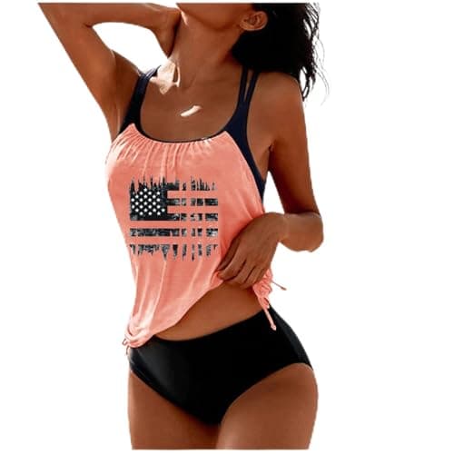 Full-Coverage Women's Tankini Bathing Suits Swimwear